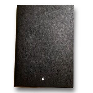 MONTBLANC BLACK SAFFIANO JOURNAL LINED SZ #146